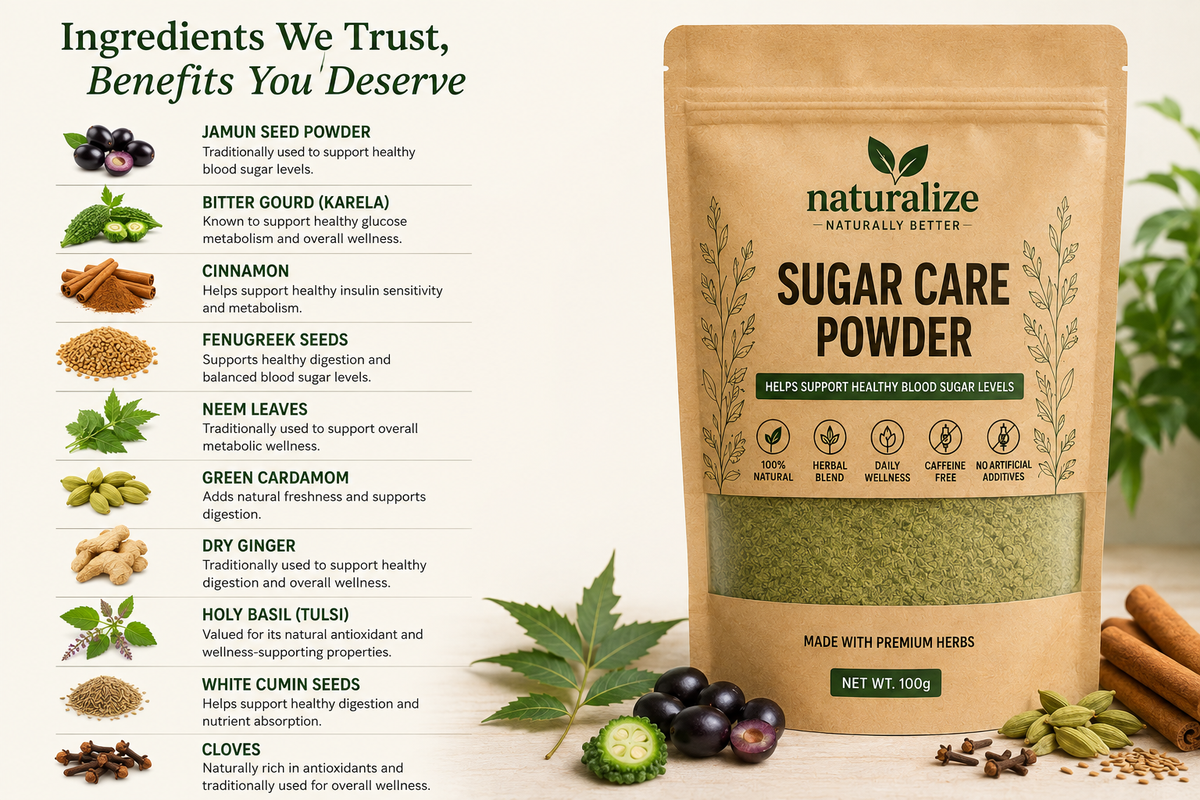 Azadi Sale - Sugar Care Herbal Powder -50% Off